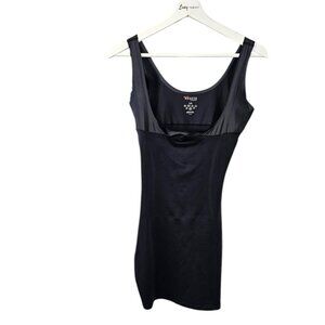 SPANX Love Your Assets Open Bust Slip Shaping Dress, Target Tummy, Black, Large